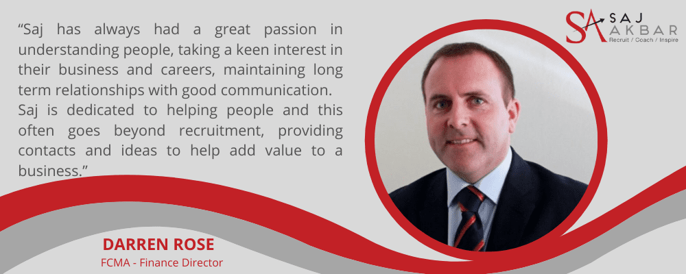 Darren Rose - FCMA - Finance Director