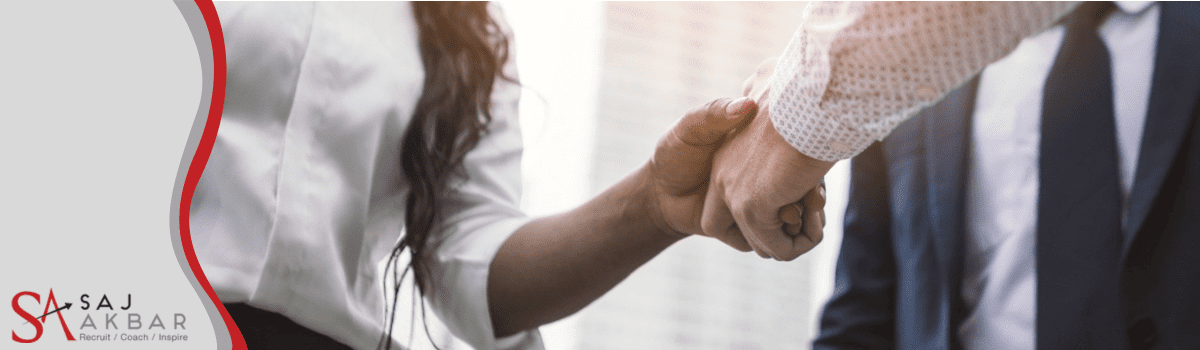 Business people shaking hands