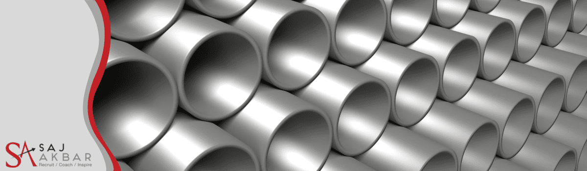 Rows of pipes on top of each other
